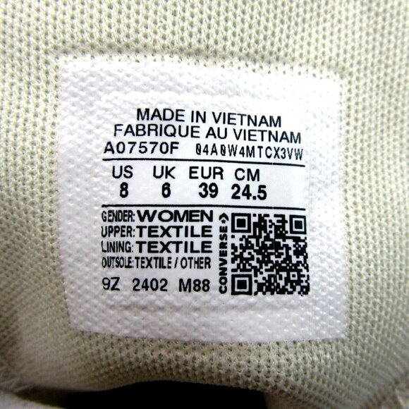 Chuck Taylor All Star Lift Platform Canvas Women's Size 8 Cyan White NEW - Picture 11 of 14